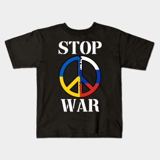 Stop the war in Ukraine Kids T-Shirt